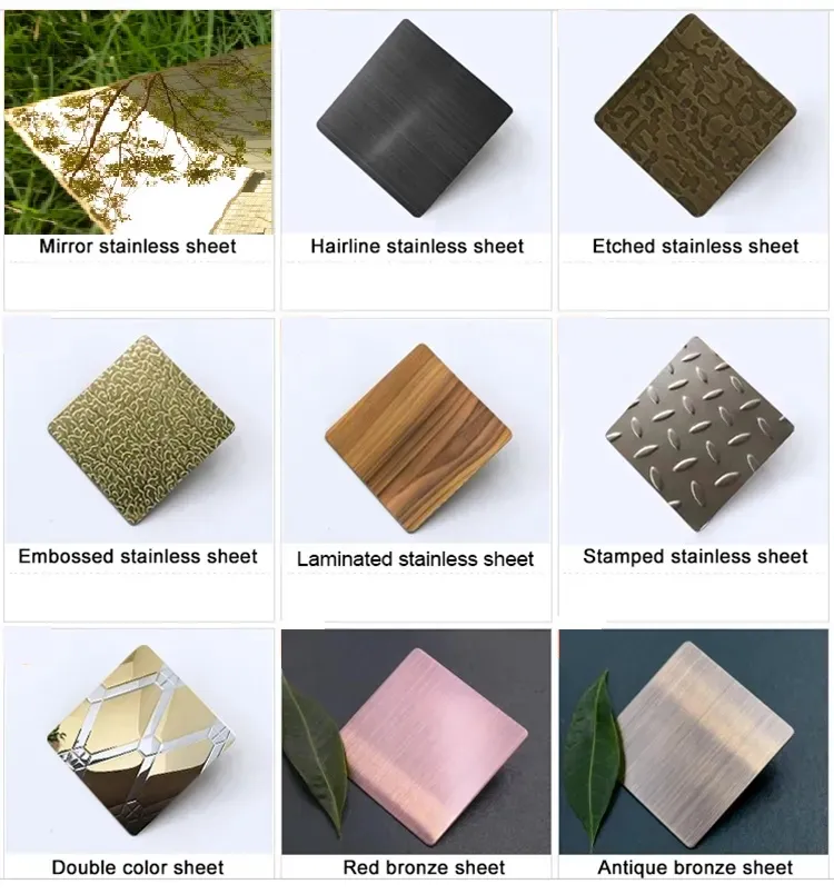 Pelat Baja Tahan Karat ASTM AISI Cold / Hot Rolled ASTM 201 202 310S 316L 321 304 430 Ss Dengan 2b/Ba/8K/ 2