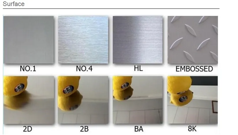 304 316 316L 201 ASTM Karbon Galvanis Lembar Baja Ringan 0,25-100mm untuk Industri Disesuaikan 2