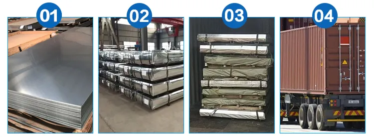 Panjang 1000-6000mm 316 Lempeng baja tahan karat GB / ASTM Standar 3