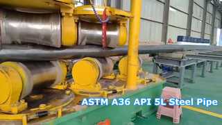 Pipa Las Baja Karbon ASTM A36 API 5L Pipa Baja Diameter Besar untuk Proyek Minyak Gas