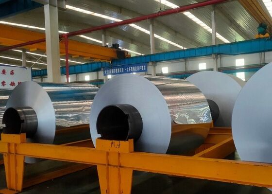 Beli 6061-0 5182 8011 Makanan Aluminium Foil Coil Paper 11 12 30 35 38 Micron Jumbo Roll pembuatan online