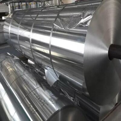 Beli Metallized Printing Craft Aluminium Foil Coil 1100 1060 3303 5052 Jumbo Rolls pembuatan online
