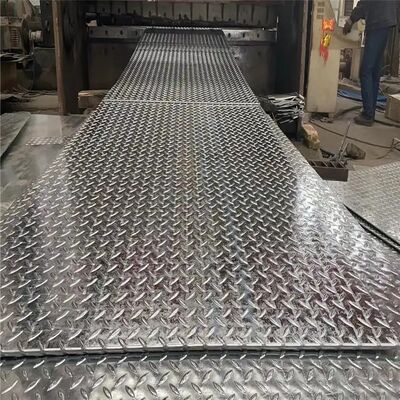 Beli Custom Aluminium Checkered Sheet Diamond Plate Anti Slip Ribbed 200mm pembuatan online