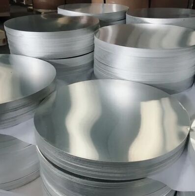 Beli 1050 1060 1100 3003 1070 8011 Lembar Lingkaran Aluminium Bulat 0.15mm-500mm Disesuaikan untuk Pemasangan pembuatan online