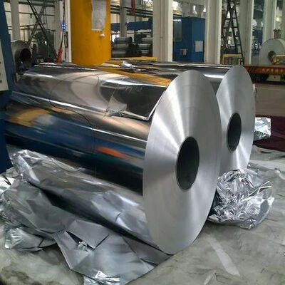 Disesuaikan 40 Mikron Aluminium Alloy Foil 8011 Food Grade Tahan Panas