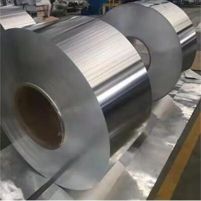 Konstruksi Industri Aluminium Coil Roll 0.6mm 0.8mm Tebal Putih Lebar 50mm