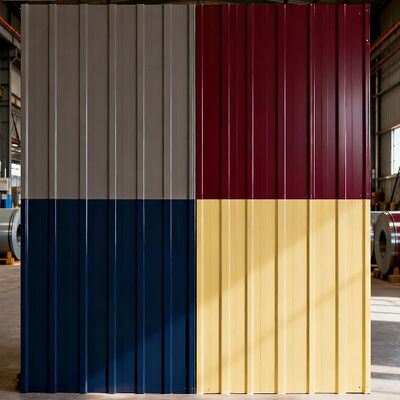 JIS PPGI PPGL Lembaran Baja Berlapis Warna Ukuran Kustom Diterima