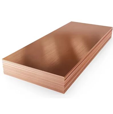 Pelat Tembaga Murni ASTM/JIS/GB 99% dengan Permukaan Akhir Cerah dan Ketebalan Dapat Disesuaikan 1mm-3mm untuk Aplikasi Industri